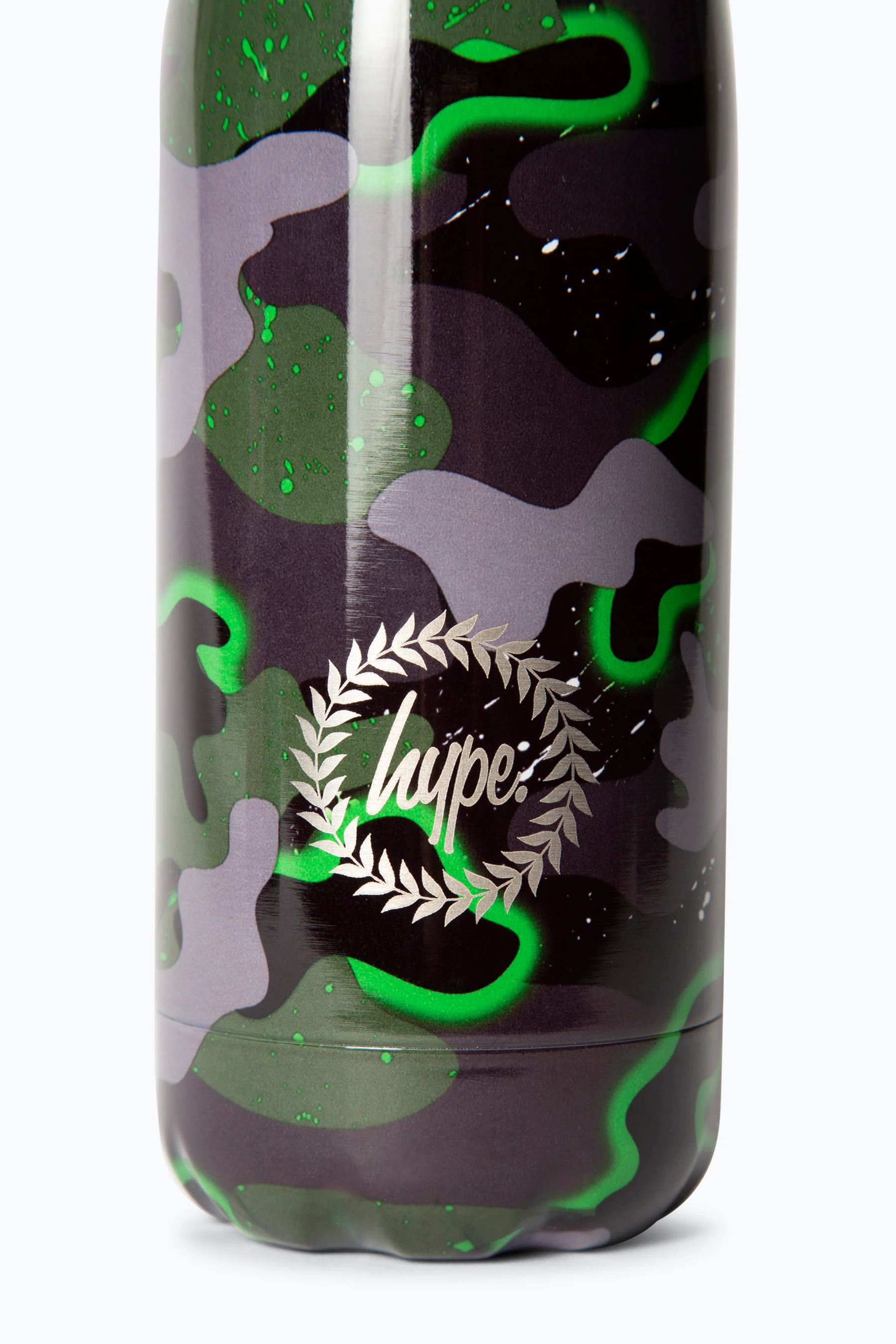 Hype Boys Green Glow Camo Thermal Water Bottle - Image 3