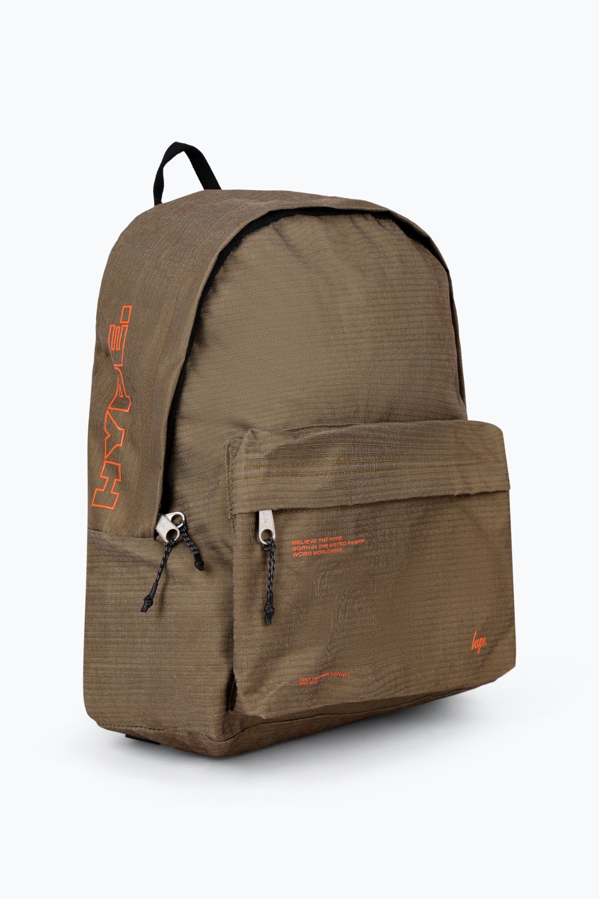 Hype Unisex Khaki Ripstop Tech Backpack - Image 3