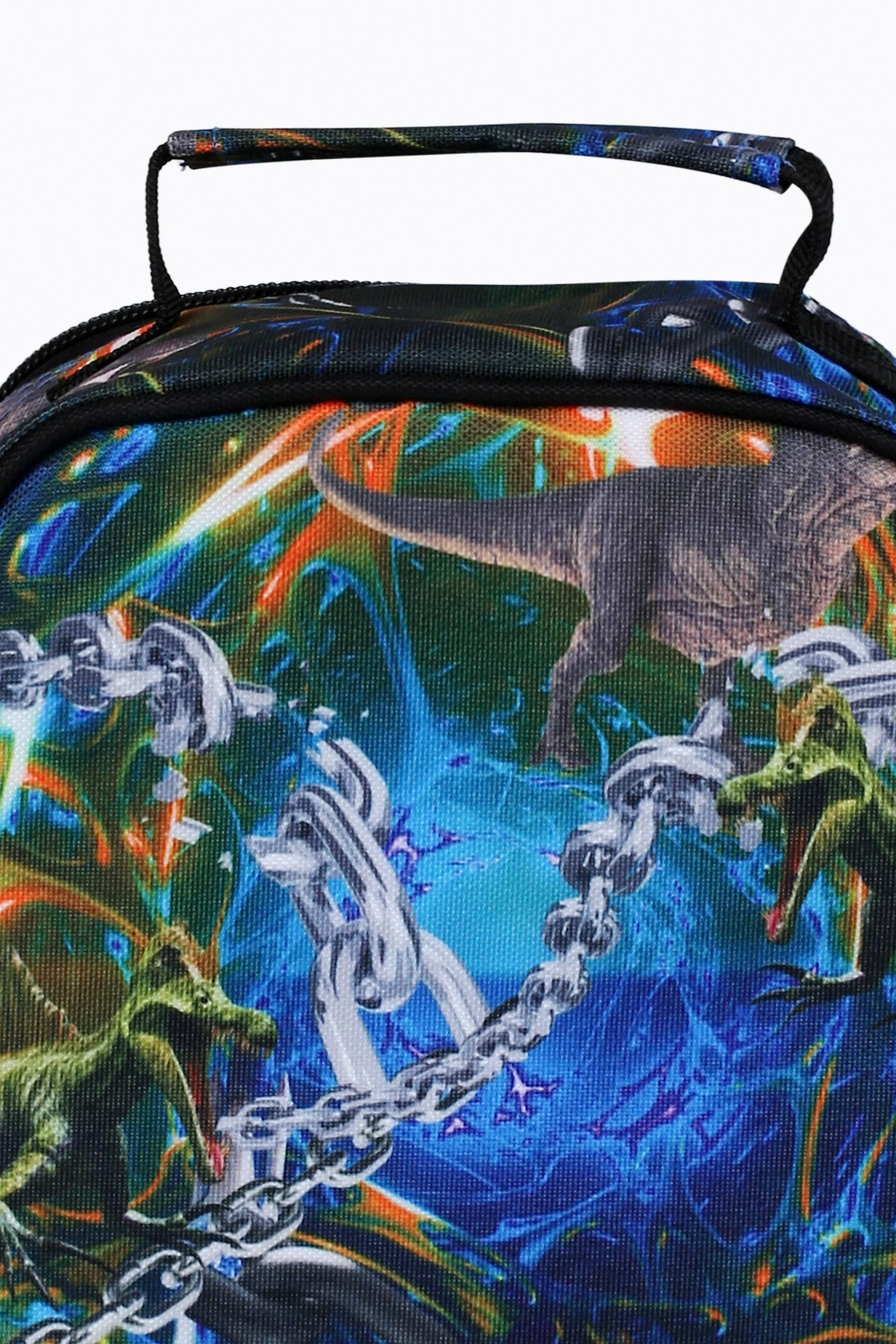 Hype Unisex Multi Dino Space Chains Lunch Bag - Image 7