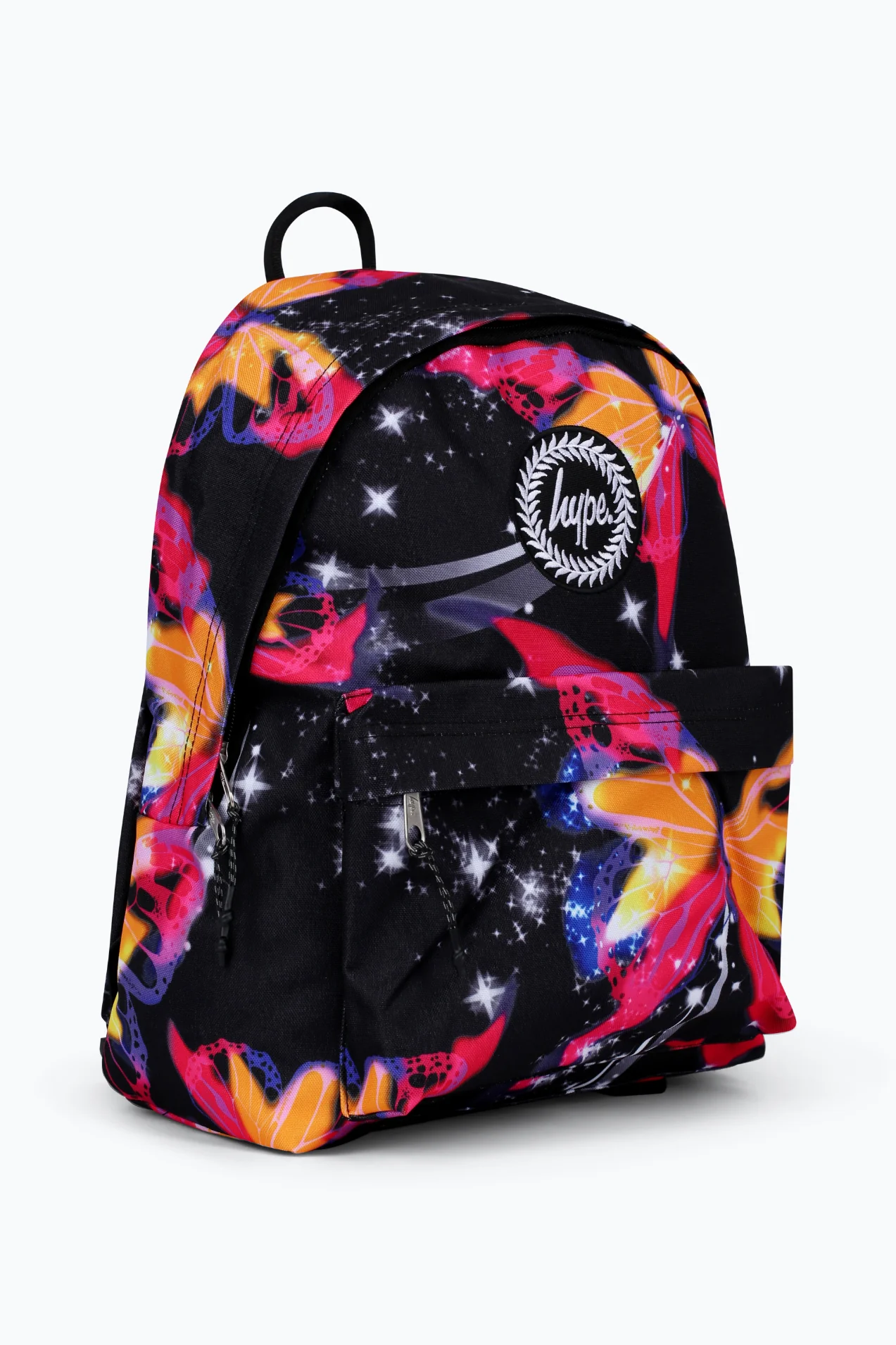 Hype Unisex Multi Glitter Blur Butterfly Backpack - Image 3