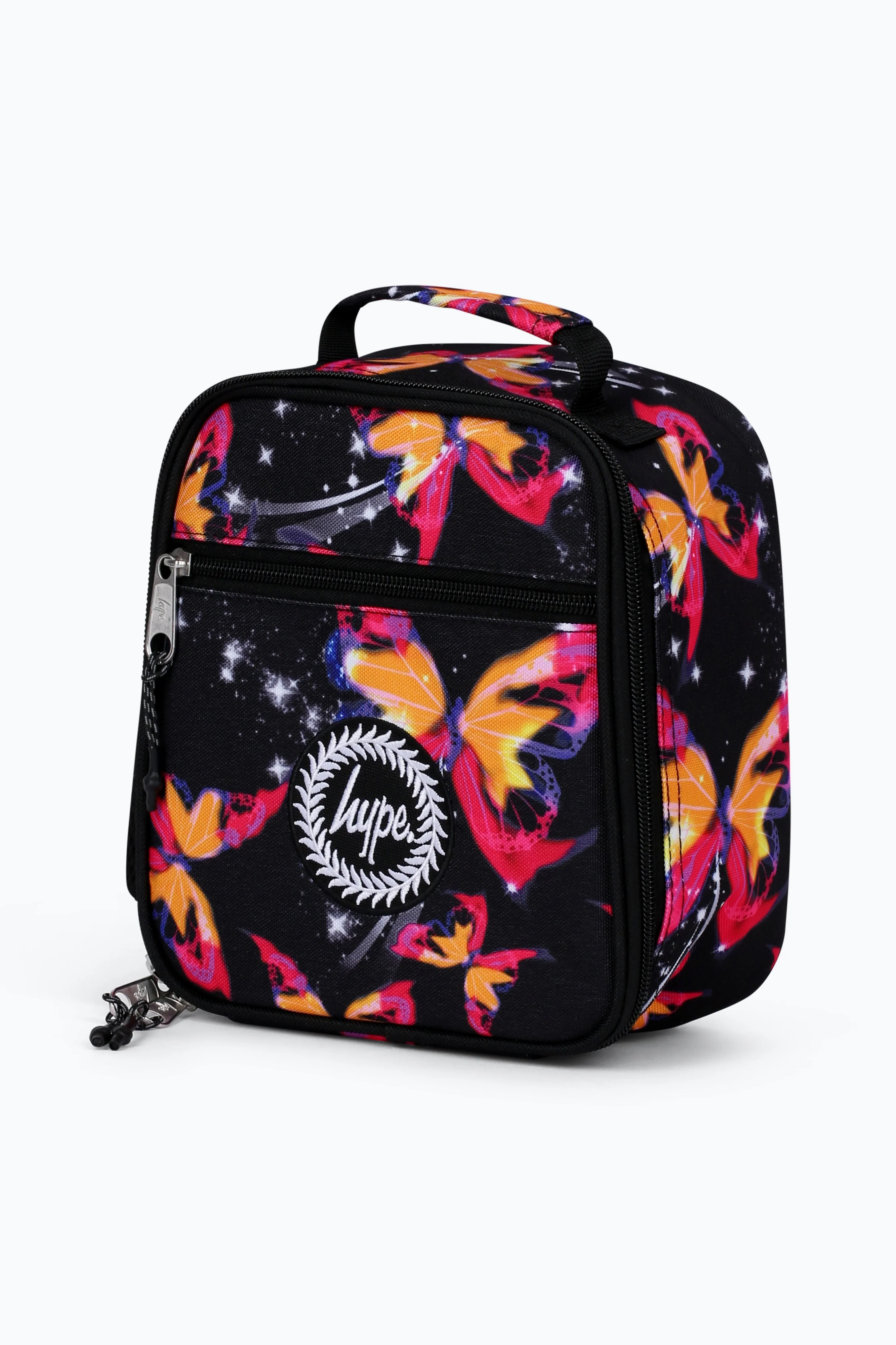 Hype Unisex Multi Glitter Blur Butterfly Lunch Bag - Image 2