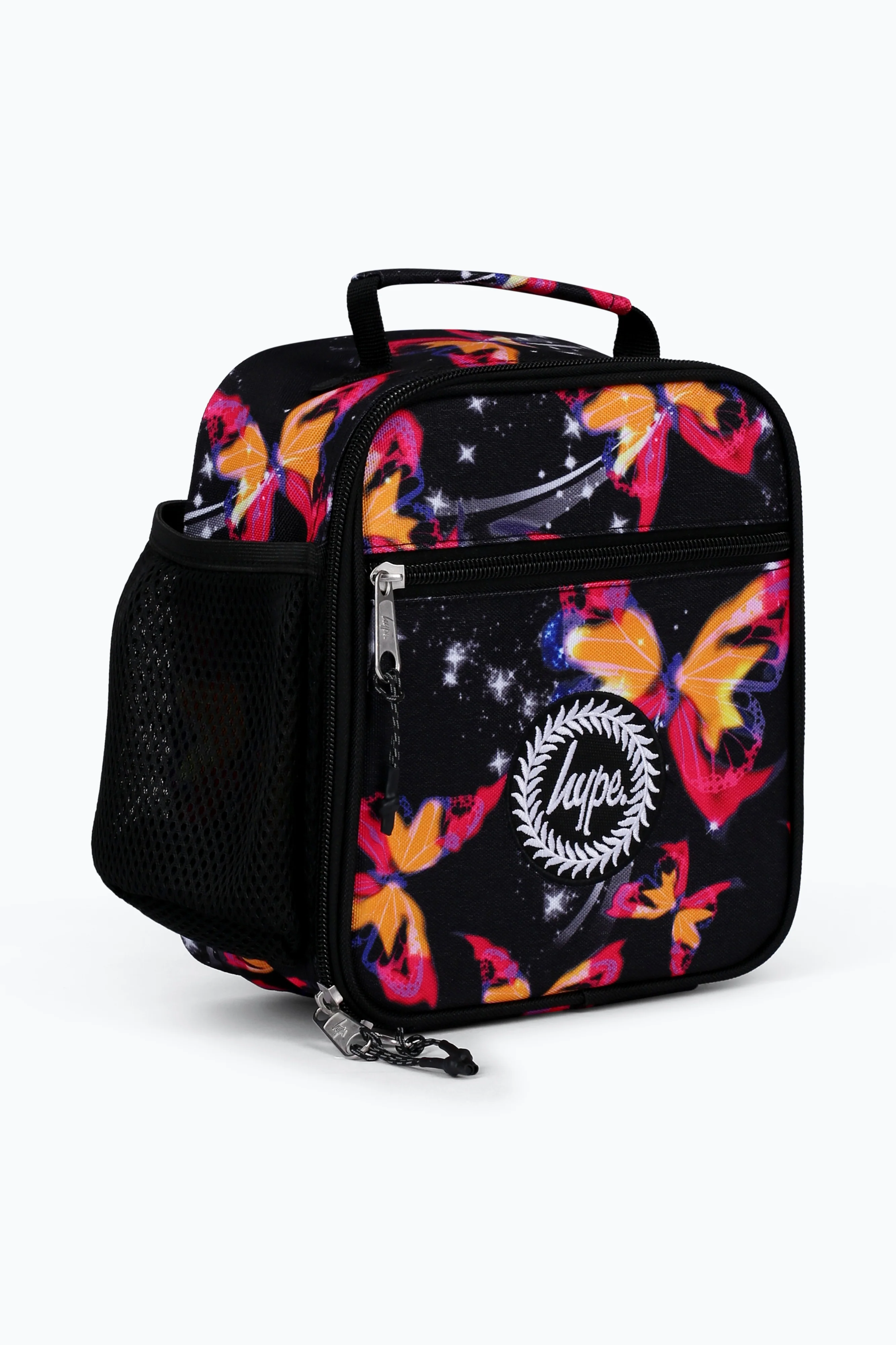 Hype Unisex Multi Glitter Blur Butterfly Lunch Bag - Image 3