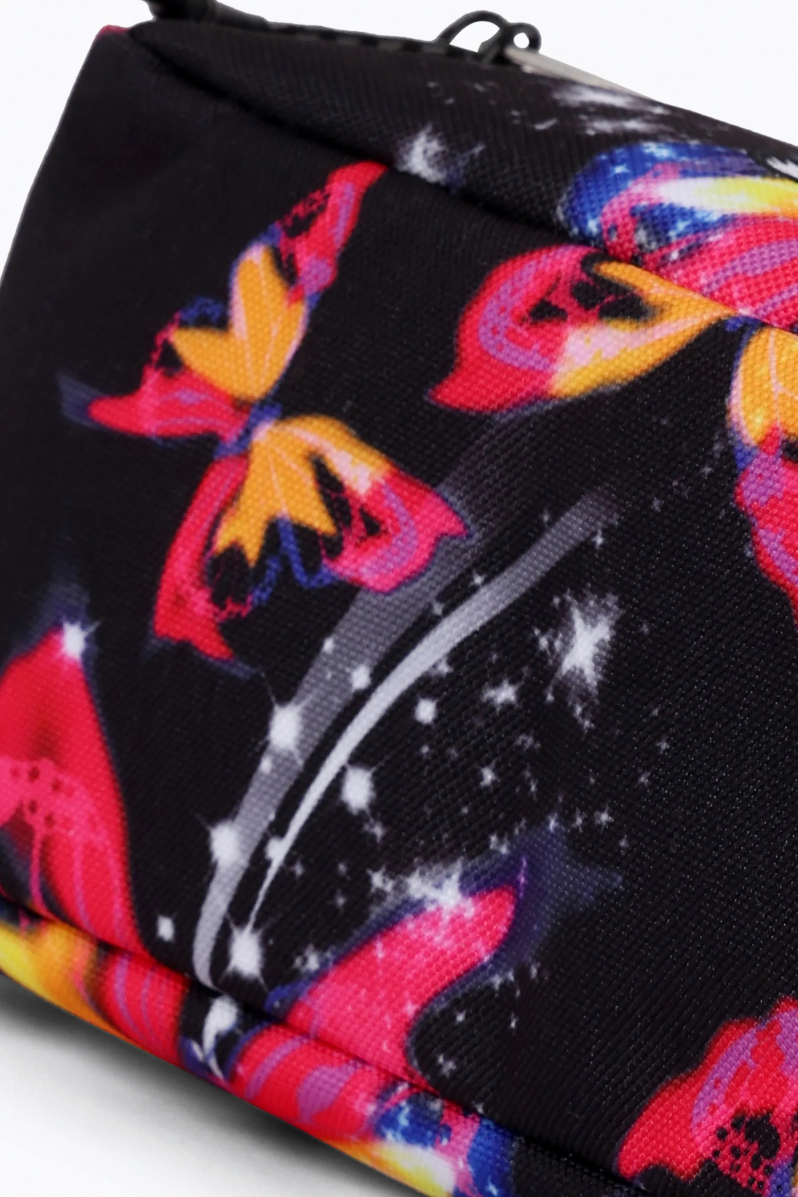 Hype Unisex Multi Glitter Blur Butterfly Maxi Pencil Case - Image 5