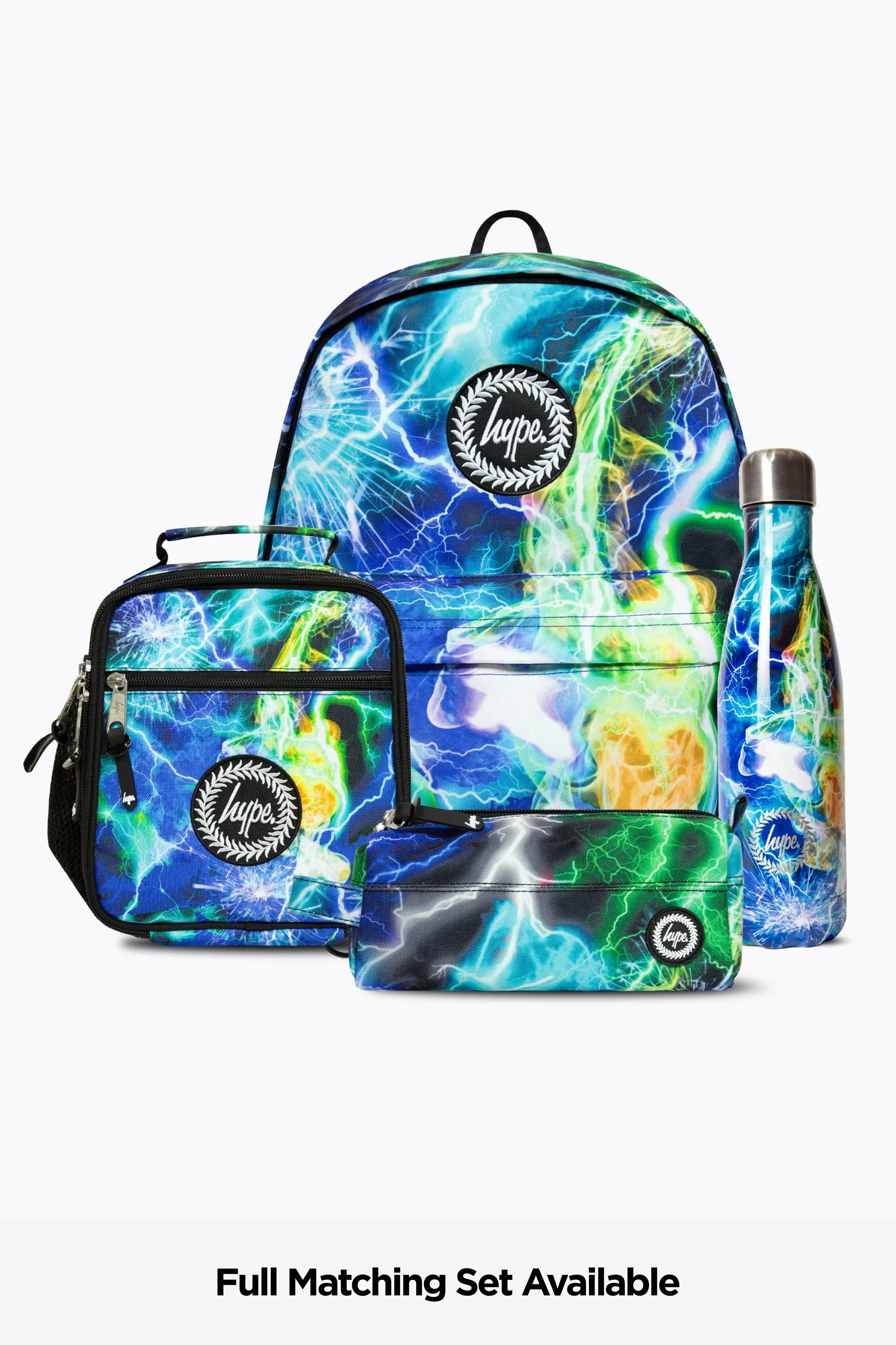 Hype Iconic Multicolored Lightning Storm Boys Backpack - Image 7