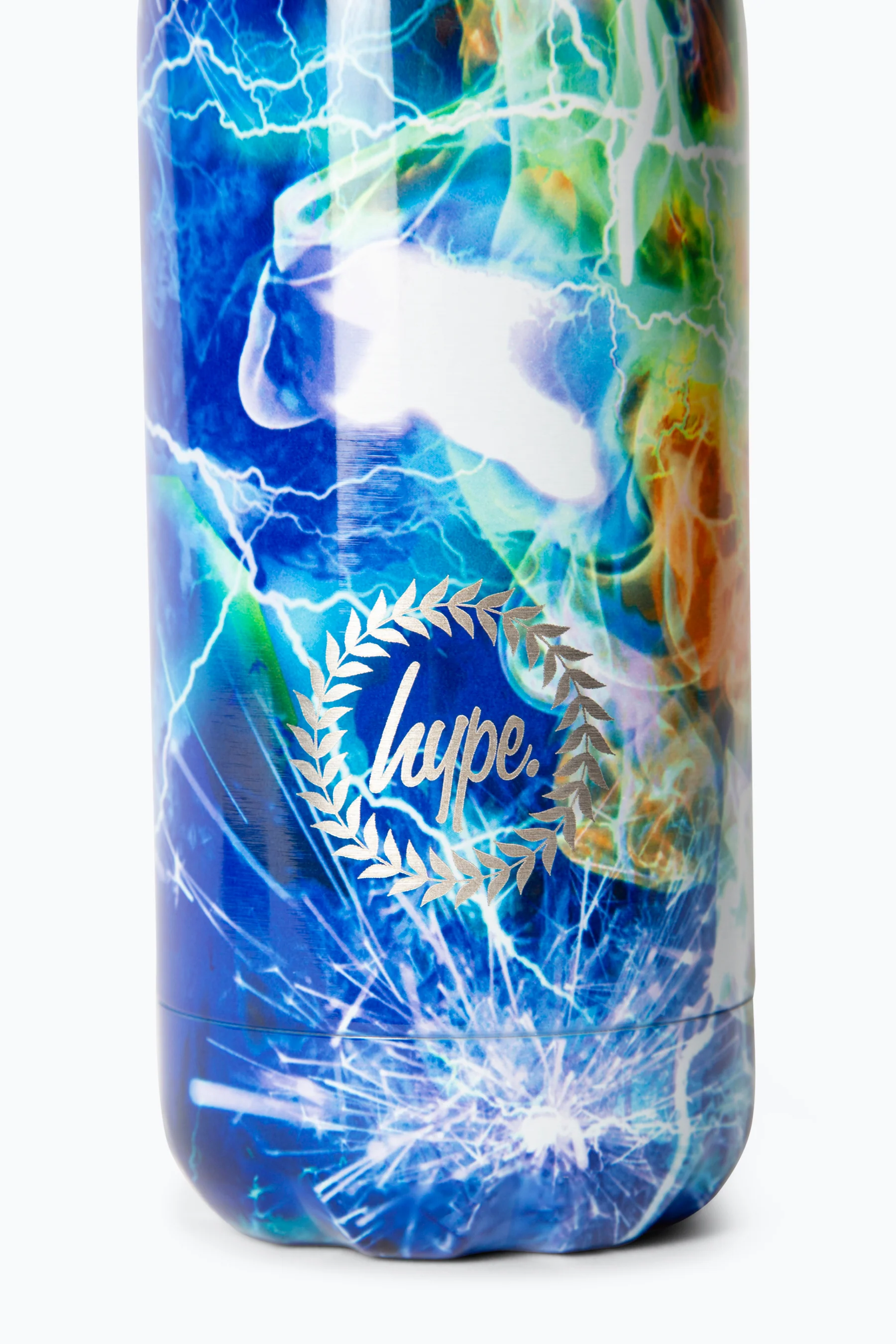 Hype Boys Blue Lightning Storm Thermal Water Bottle - Image 3