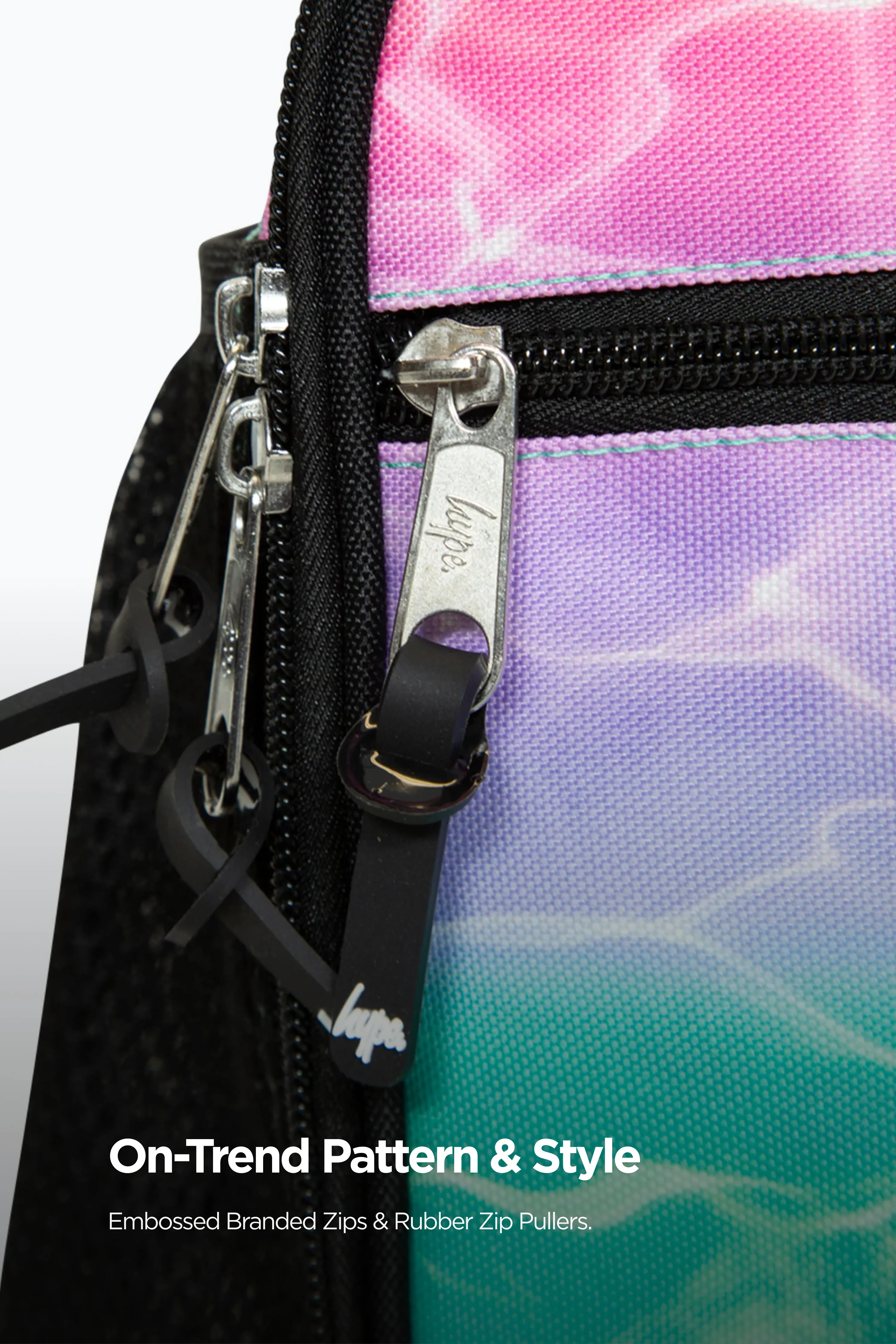 Hype Girls Pink/Turquoise Pastel Pool Backpack, Lunch Bag, Pencil Case & Bottle Bundle - Image 8
