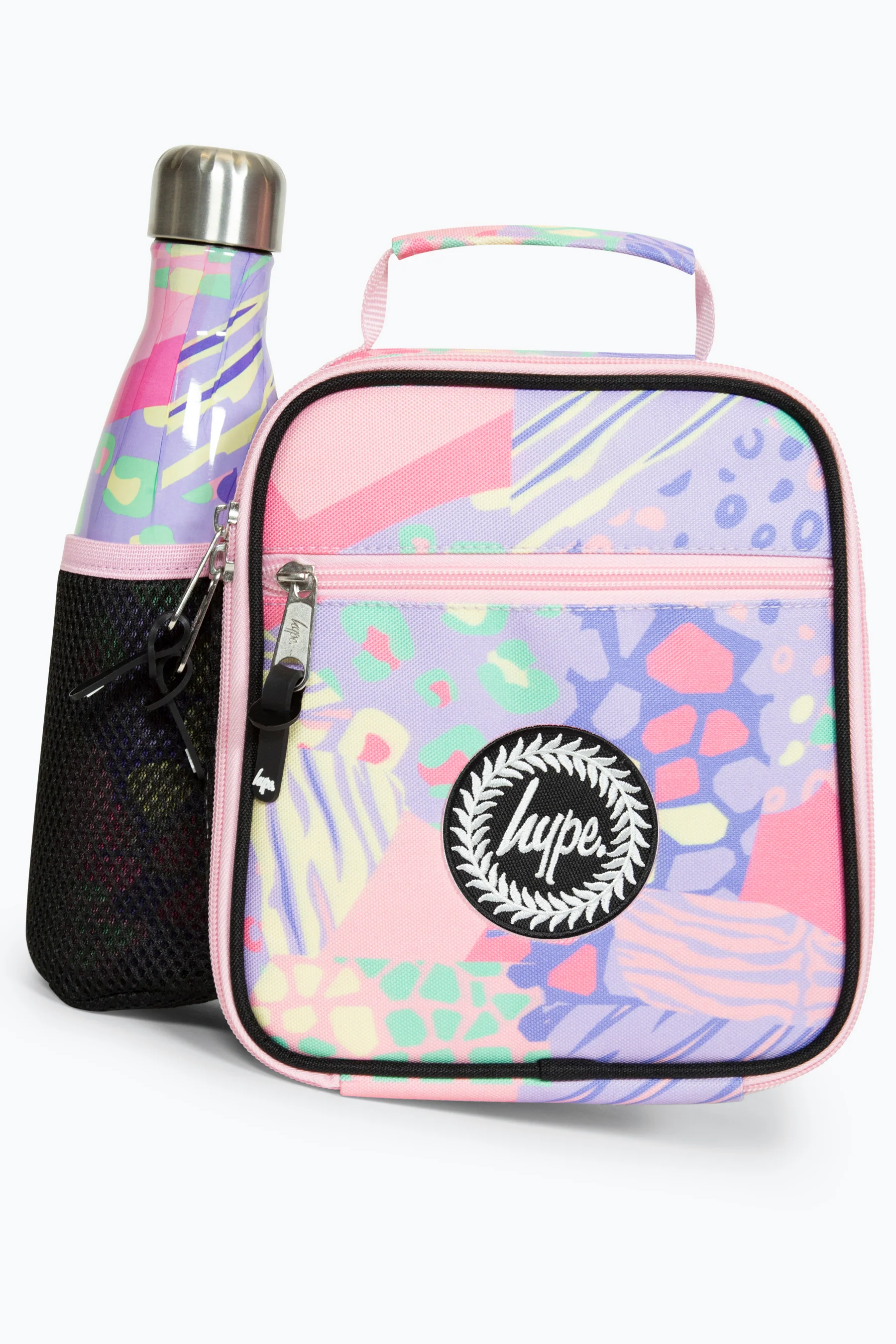 Hype Girls Pink Pastel Prints Lunch Bag - Image 5