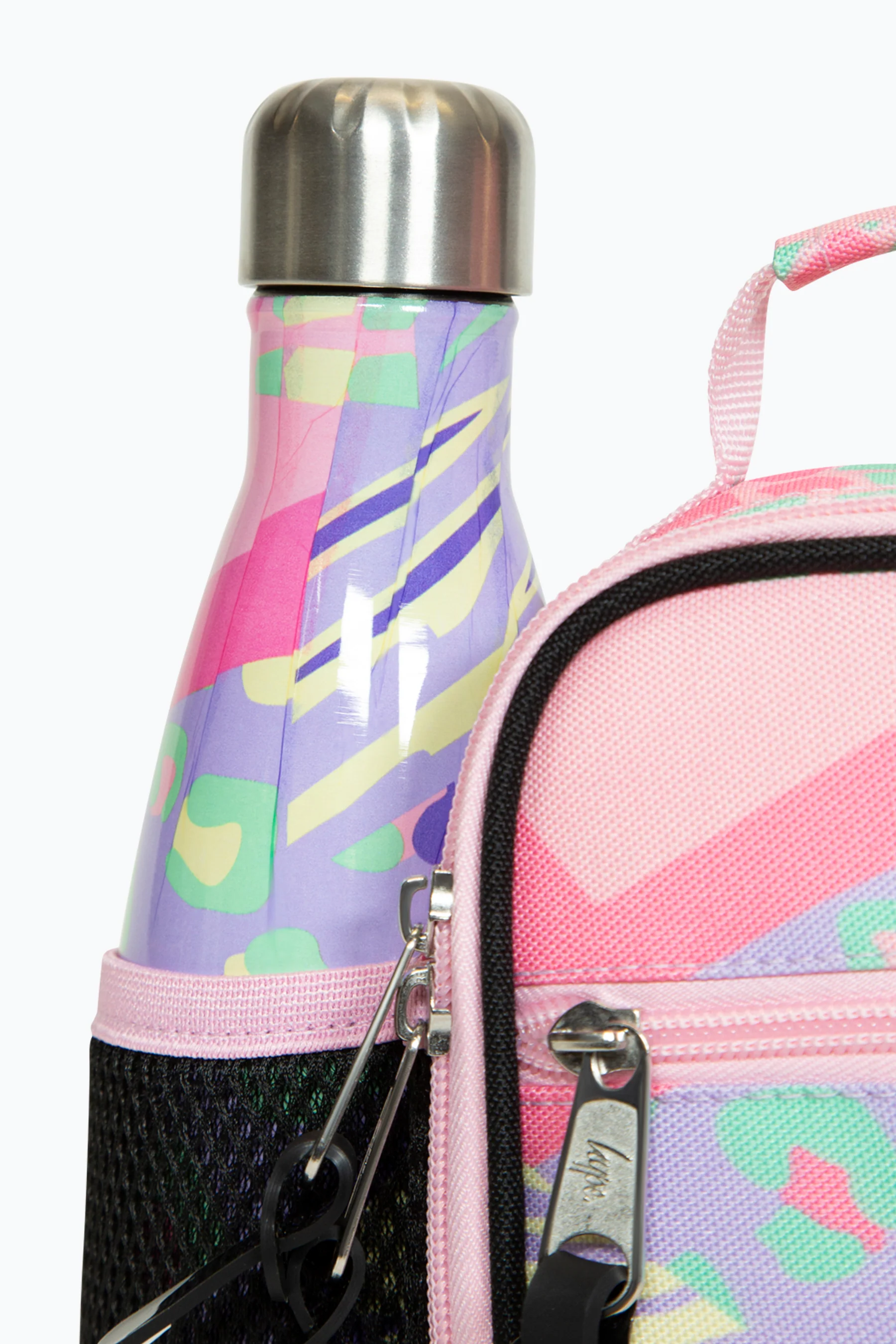 Hype Girls Pink Pastel Prints Lunch Bag - Image 7