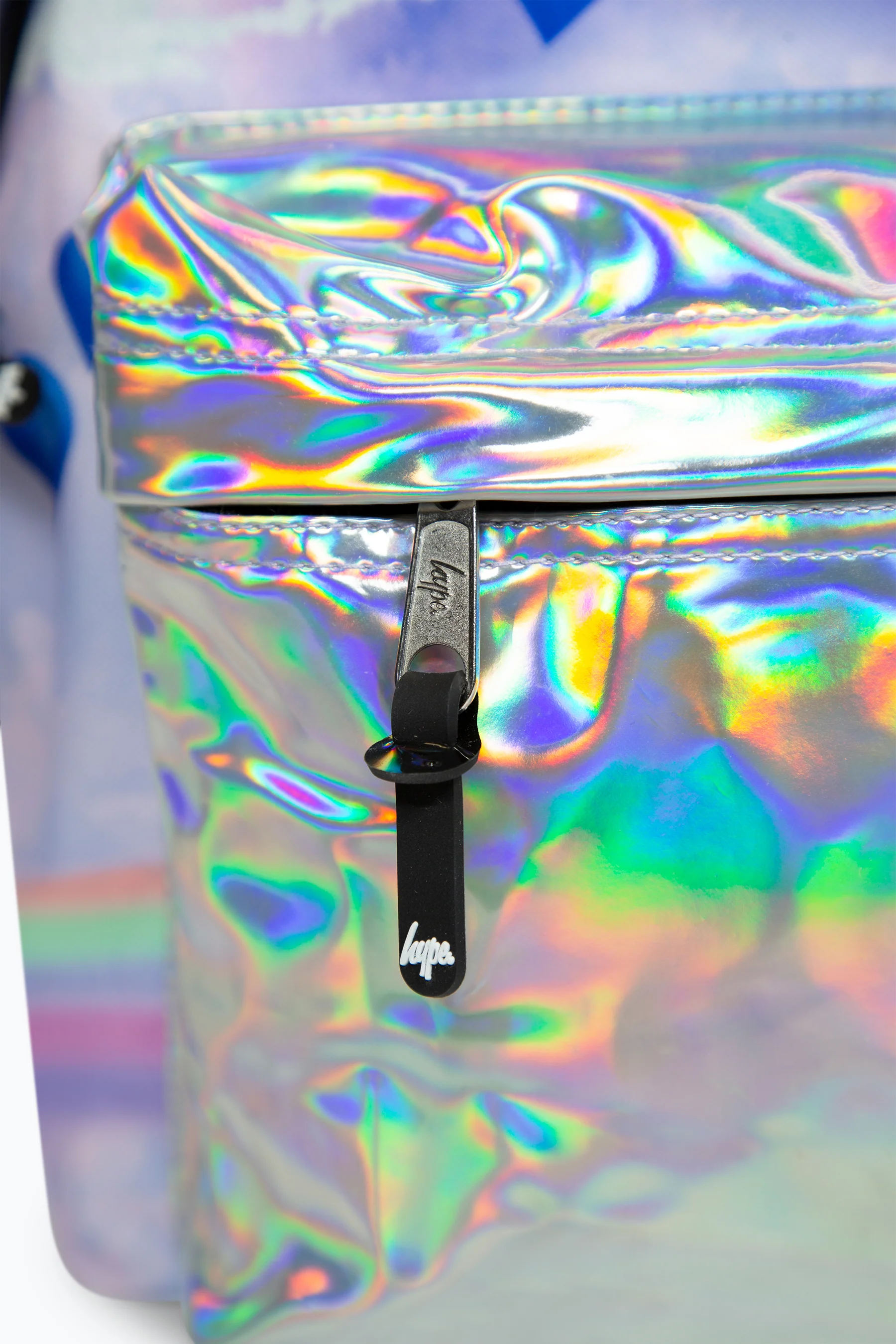 Hype Girls Holo Rainbow Dolphins Iconic Multicolour Backpack - Image 3
