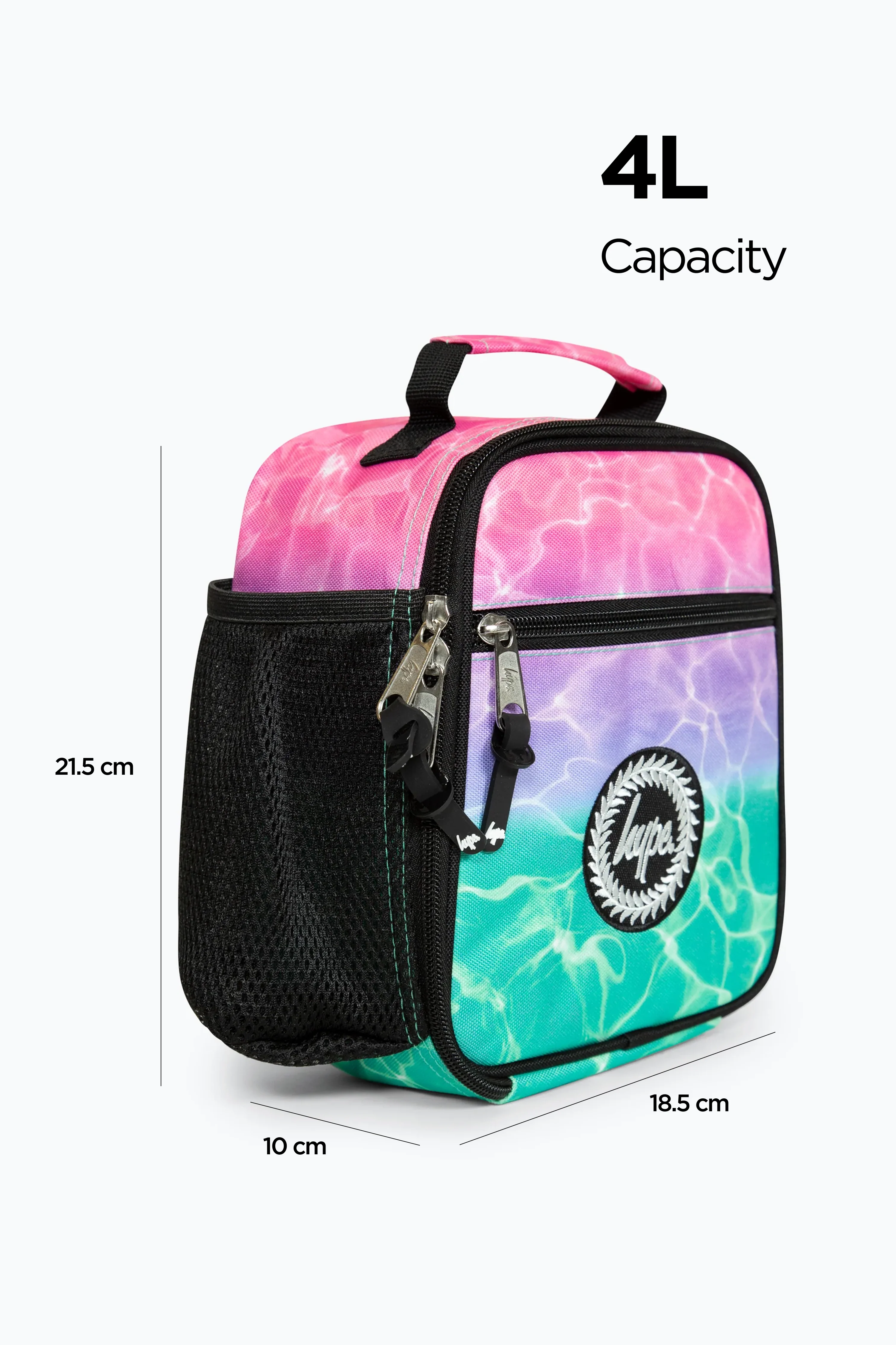 Hype Girls Pink/Turquoise Pastel Pool Backpack, Lunch Bag & Bottle Bundle - Image 4