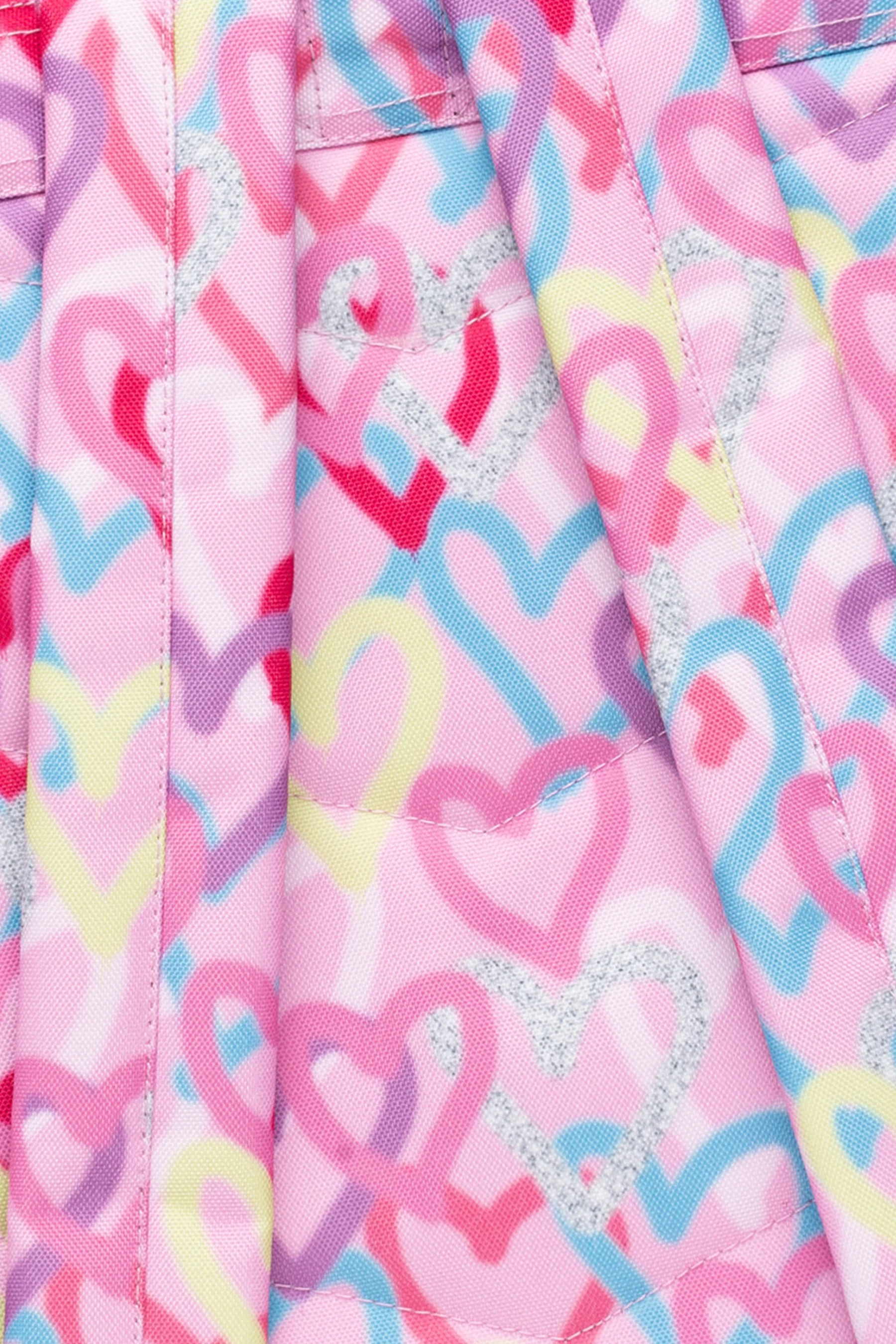 Hype Girls Pink Graffiti Hearts Iconic Backpack - Image 11