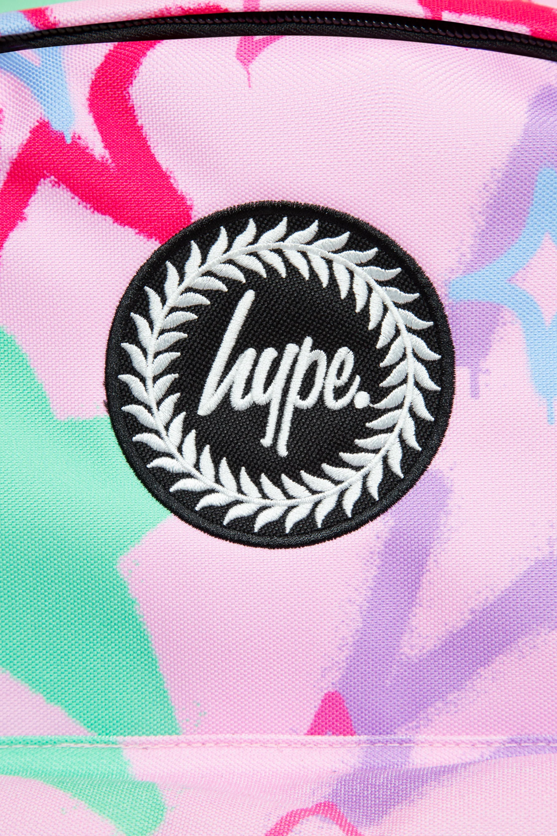 Hype Iconic Pink Graffiti Stars Girls Backpack - Image 5