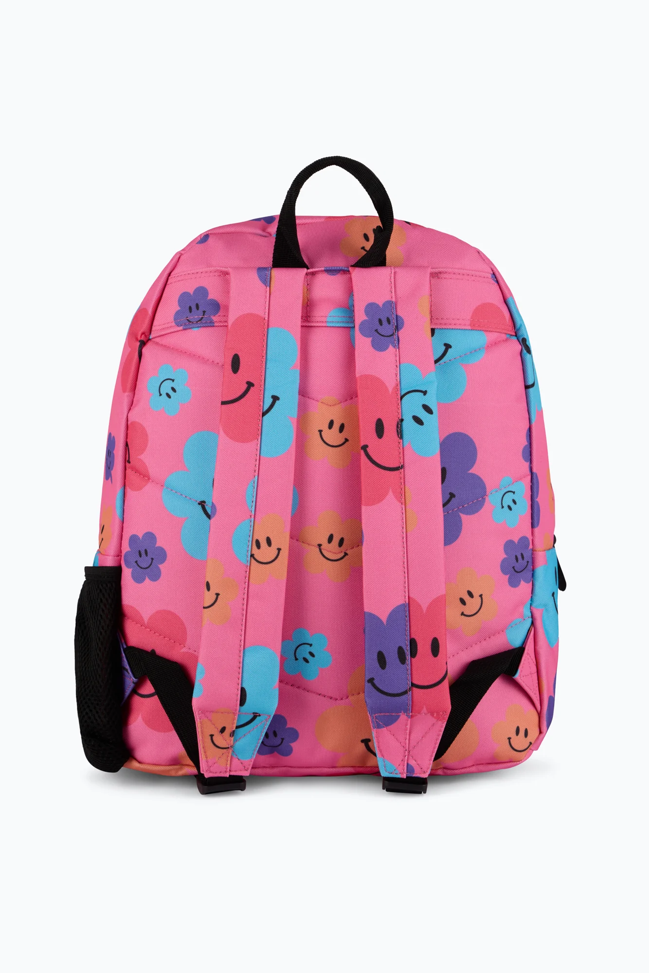 Hype Unisex Pink Happy Flowers Backpack - Image 3