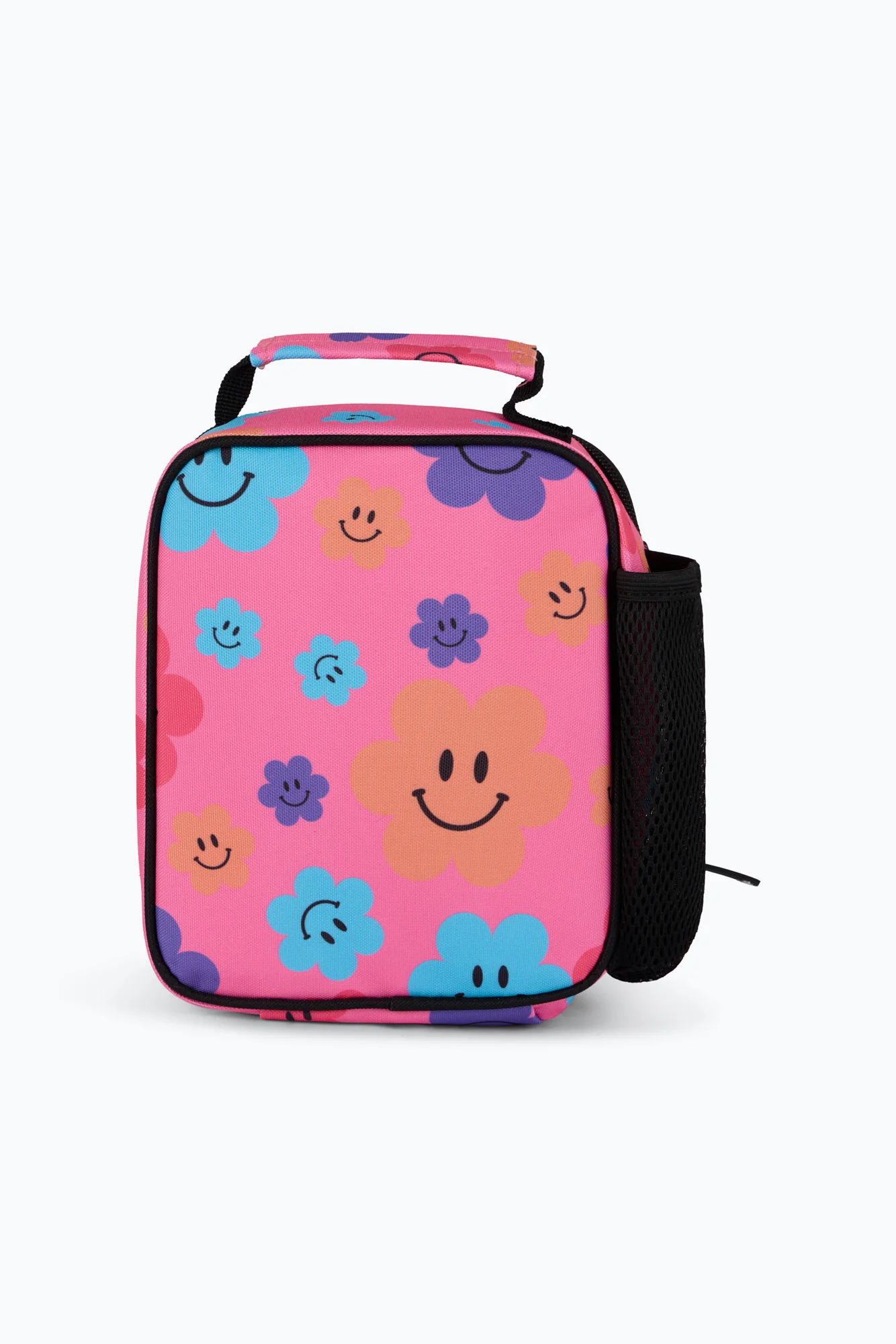 Hype Unisex Pink Happy Flowers Lunch Bag - Image 2