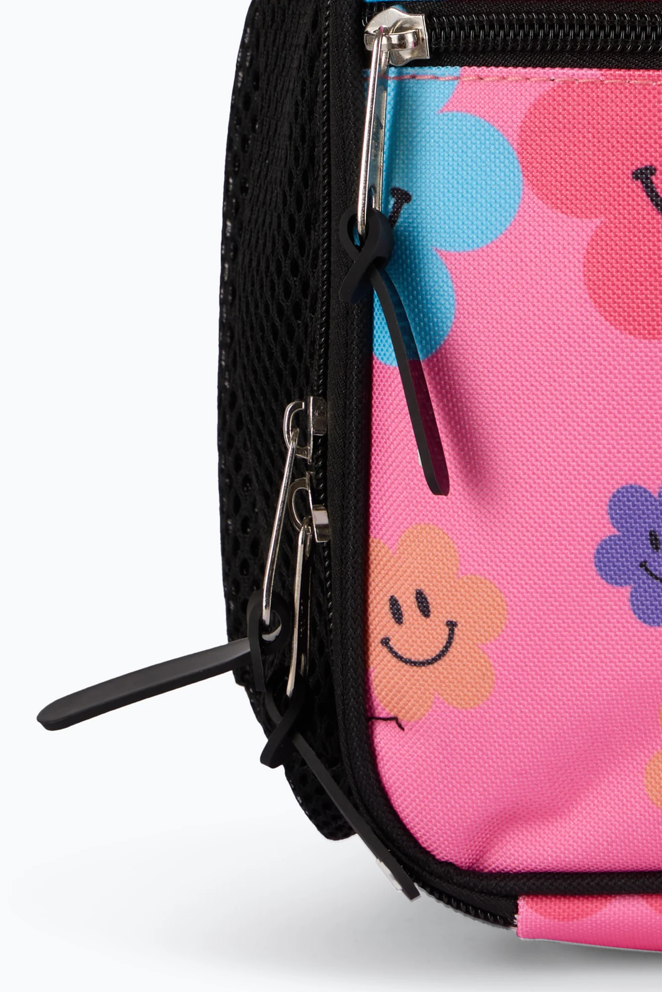 Hype Unisex Pink Happy Flowers Lunch Bag - Image 6
