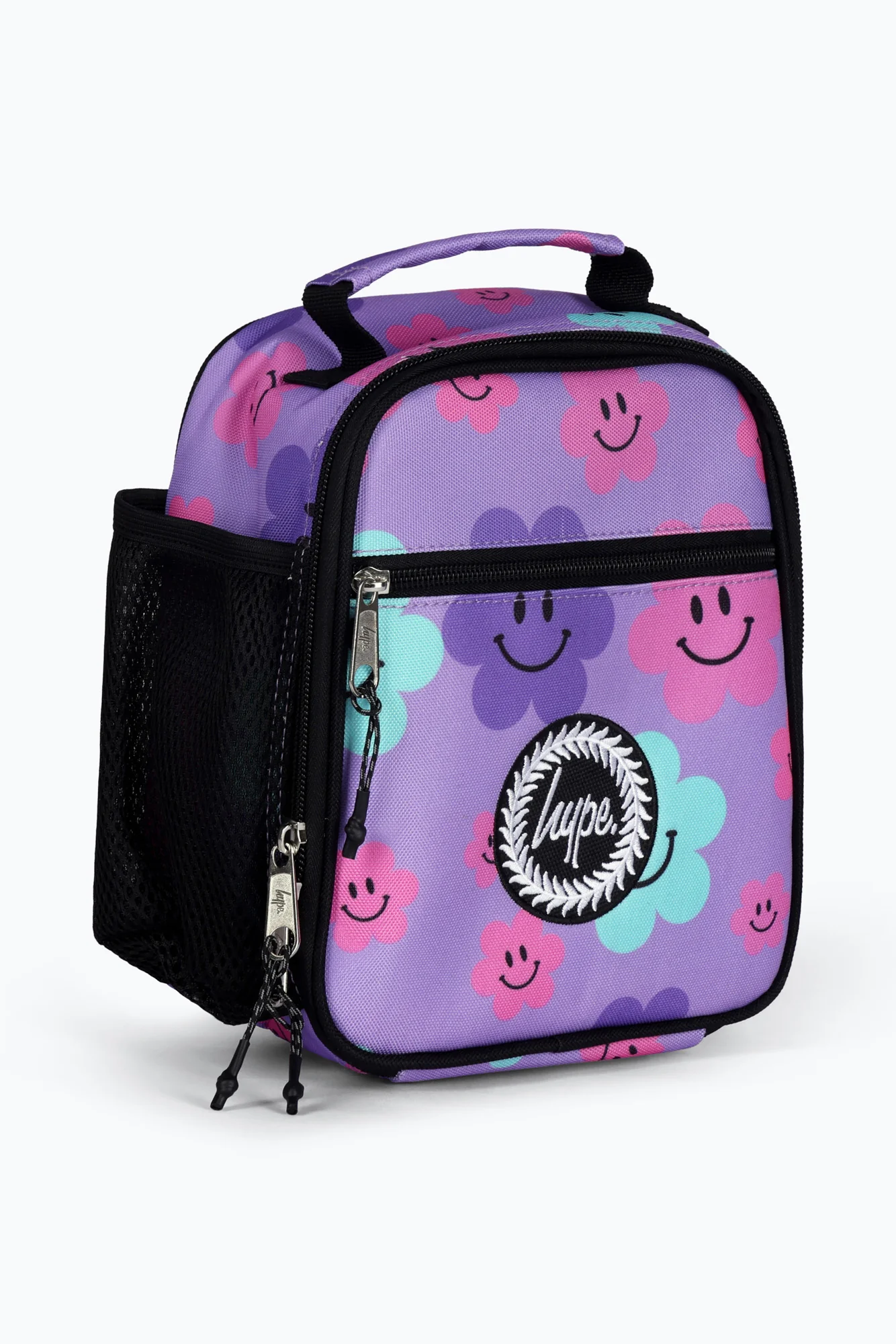 Hype Unisex Purple Happy Flowers Lunch Box - Image 4