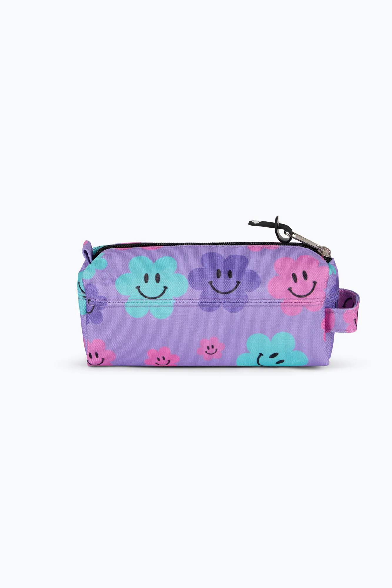 Hype Unisex Purple Happy Flowers Pencil Case - Image 3