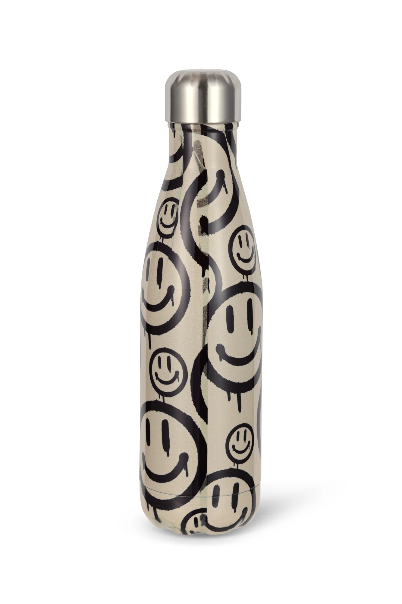 Hype Unisex Sand Drip Smiley Thermal Water Bottle - Image 2